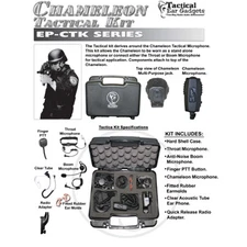 Tactical Ear Gadgets CHAMELEON Tactical Kit for Motorola APX XPR Two Way Radios