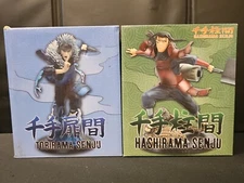 Anime Ninja Hashirama & Tobirama Senju Battle PVC Figure Statue NEW