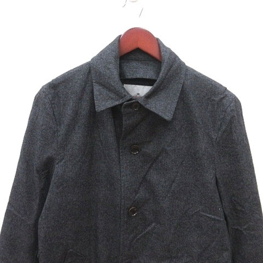 ジャケット・アウター MEN'S MELROSE Mods long coat Men's Melrose Stained Coat Full Lining 4 Charcoal Gray MS