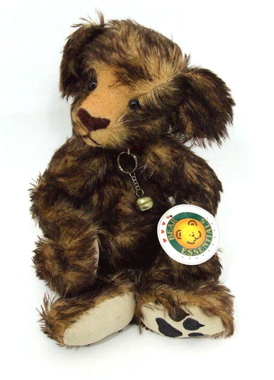 Bear Essentials Effanbee Toby 16 Marronee Teddy Tan Bell rosso Collar Mohair HTF Tag Bear Essentials Effanbee Toby 16 Marronee Teddy Tan Bell rosso Collar Mohair HTF Tag