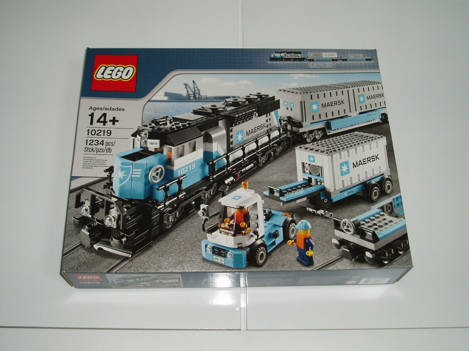 2011 Lego City / Train 10219 Maersk Container Train Brand New, Sealed, MISB