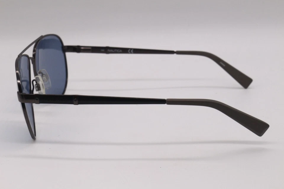 NAUTICA N 5116S 042 金属灰色偏光正品框架太阳镜 57-15 — 第 3/4 张图片