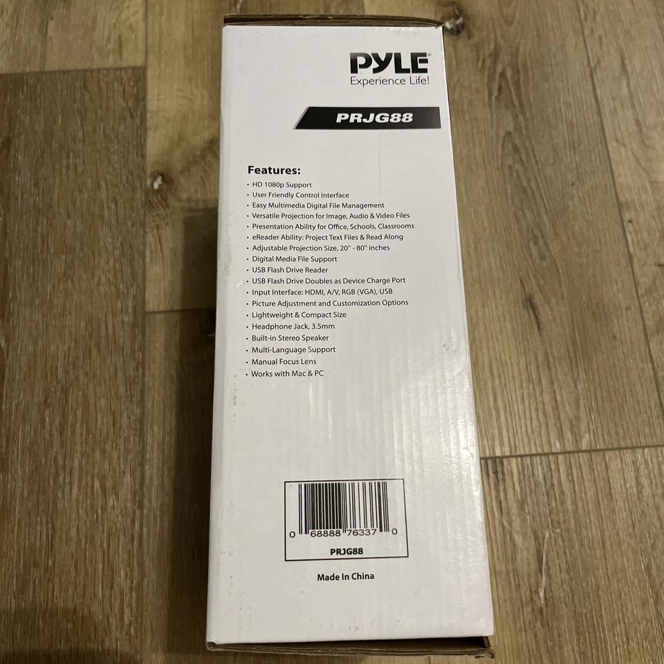 Digital Multimedia Projector, HD 1080p Support, Up to 80'' inch Display - Image 2 of 4