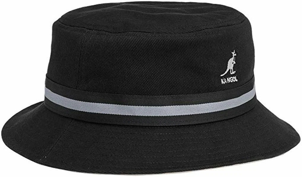 Kangol Bucket Hat Stripe Lahinch Men's Summer K4012SP Black Sizes: S - XXL