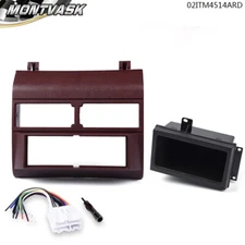Car Stereo Radio Dash Kit Antenna Harness Red Fit For 88-94 Chevy GMC Trucks