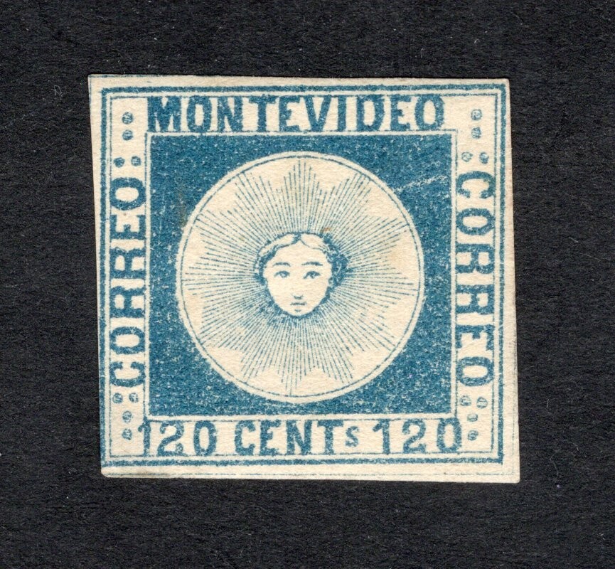 Uruguay 1858 stamp Mi#5b Forgery MH CV=660$ lot 2
