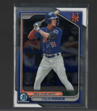Colin Houck 2024 Bowman Chrome #BCP-123 Mets