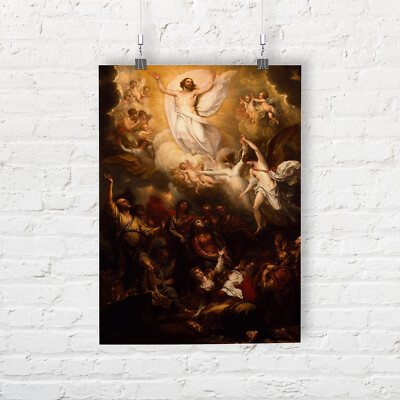 Benjamin West: Himmelfahrt. Fine Art Print/Poster