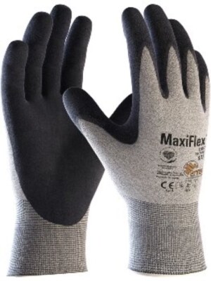 12er PACK(Paar) ATG  2436 Gr. 9 MaxiFlex  Elite  ESD Nylon-Strickhandschuhe (34-