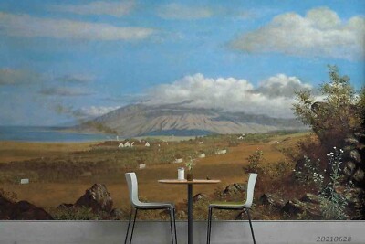 3D Sky Mountain Field Landscape Wallpaper Wall Murals Removable Wallpaper