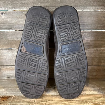 Mens Tommy Bahama Naples Brown Leather Woven Loafers Driving  display picture 1