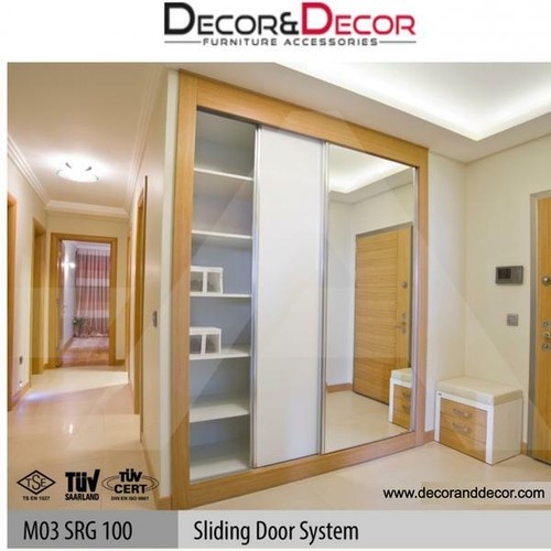 6X Profile Handles 2.5 Metre Aluminium Handle For Sliding Wardrobe Doors - Picture 3 of 3