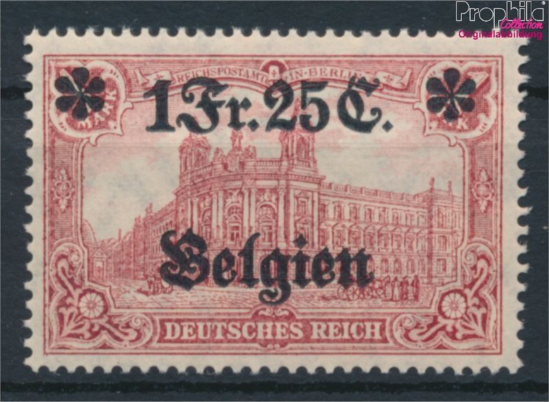 Timbre Allemagne 1914 – Poste Allemande En Belgique, Collection Prophila