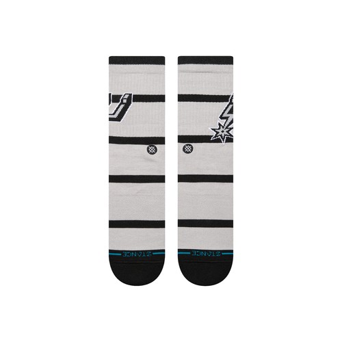 Stance NBA 2024 Prep Crew Socks - Large - SAN ANTONIO SPURS - Picture 2 of 3