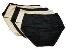 NEW Women's High Rise Lace Comfortable Brief Underwear 5 Pack 2XL