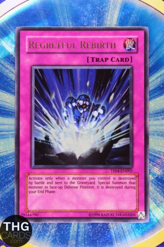 Regretful Rebirth TF04-EN003 Ultra Rare Yugioh Card - Foto 1 di 2