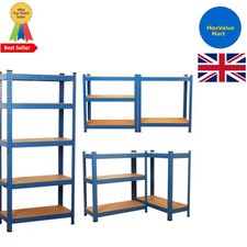 Durable Boltless 5 Tier Storage Rack - Perfect for Garage, Workshop, or Office