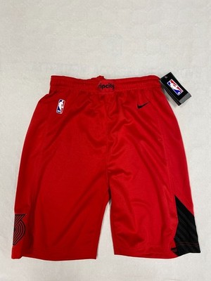 Shorts Kind Nike NBA Portland Trail Blazers Rot Dri-Fit Größe L