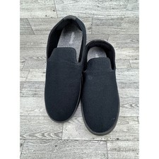 Allbirds Wool Loungers Men Sz 10 True Black Slip On Merino Wool Shoes A11164M100
