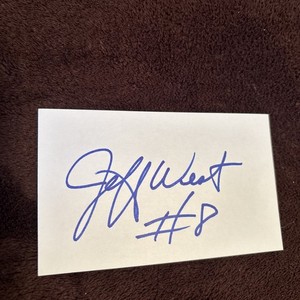 Jeff West (Cincinnati) P/TE ‘76-79 Chargers & ‘81-85 Seahawks signed ‘04
