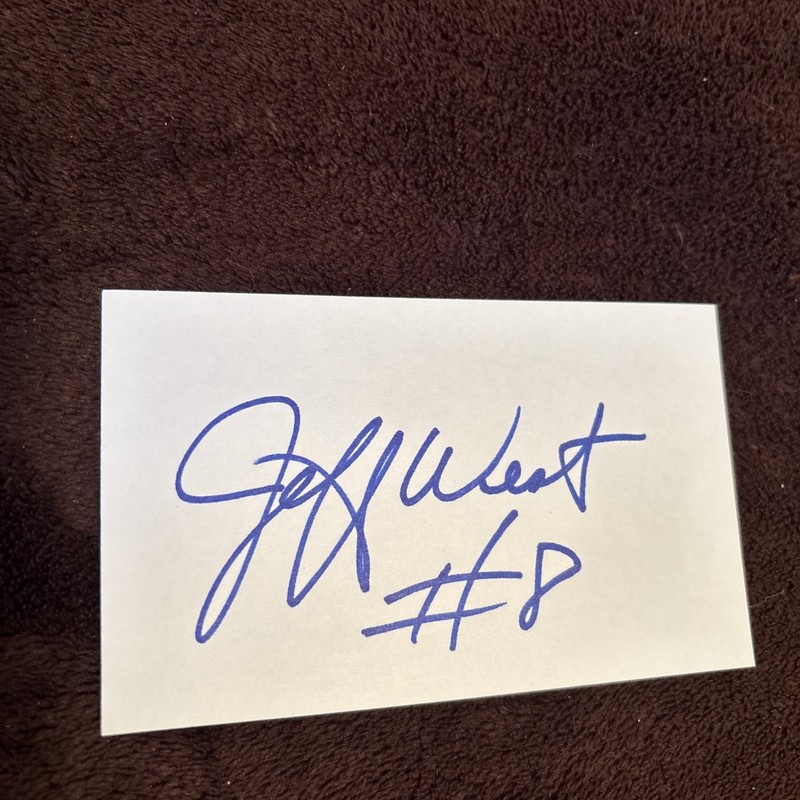 Jeff West (Cincinnati) P/TE ‘76-79 Chargers & ‘81-85 Seahawks signed ‘04