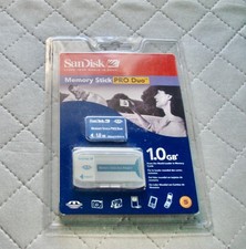 SanDisk 1GB Memory Stick PRO Duo SDMSPD-1024-A10 Factory Sealed