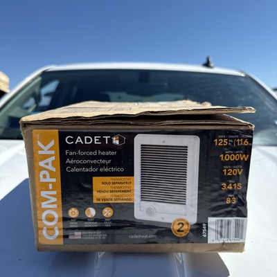 #ad #ad Cadet 120 volt 1000 watt Com Pak In wall Fan forced Electric Heater in White $89.99