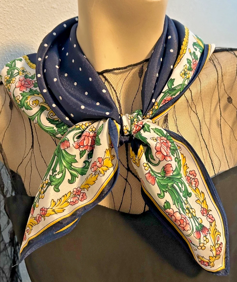 Women's Polyester Scarf Vintage Scarves & Wraps for sale | eBay