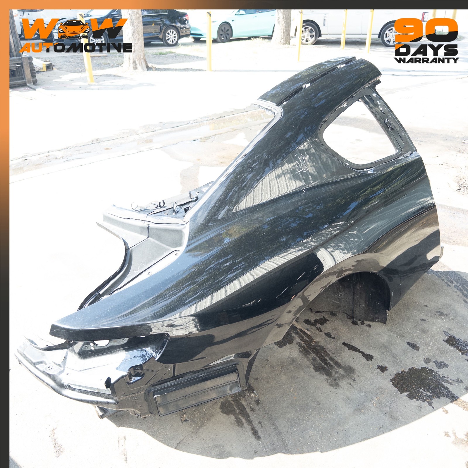 08-19 MASERATI GRANTURISMO REAR RIGHT PASSENGER SIDE QUARTER PANEL CUT BLACK OEM