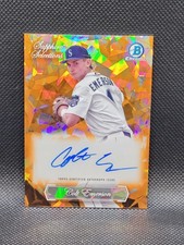 2023 Bowman Chrome Draft COLT EMERSON sapphire orange refractor auto 16/25 RC