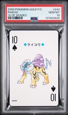 2000 Pokemon Gold Version Playing Cards 10 of...