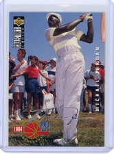 1994-95 Collector's Choice Silver Signature #204 Michael Jordan Golf PROFILES