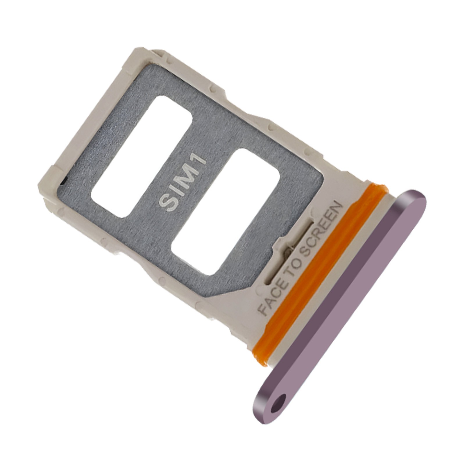 Tiroir carte SIM Xiaomi 12 Lite lavande Clappio porte carte double Nano SIM