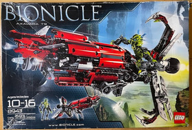 LEGO BIONICLE BATTLE VEHICLES 8943 AXALARA T9 (Complete w/ Box and Instructions)