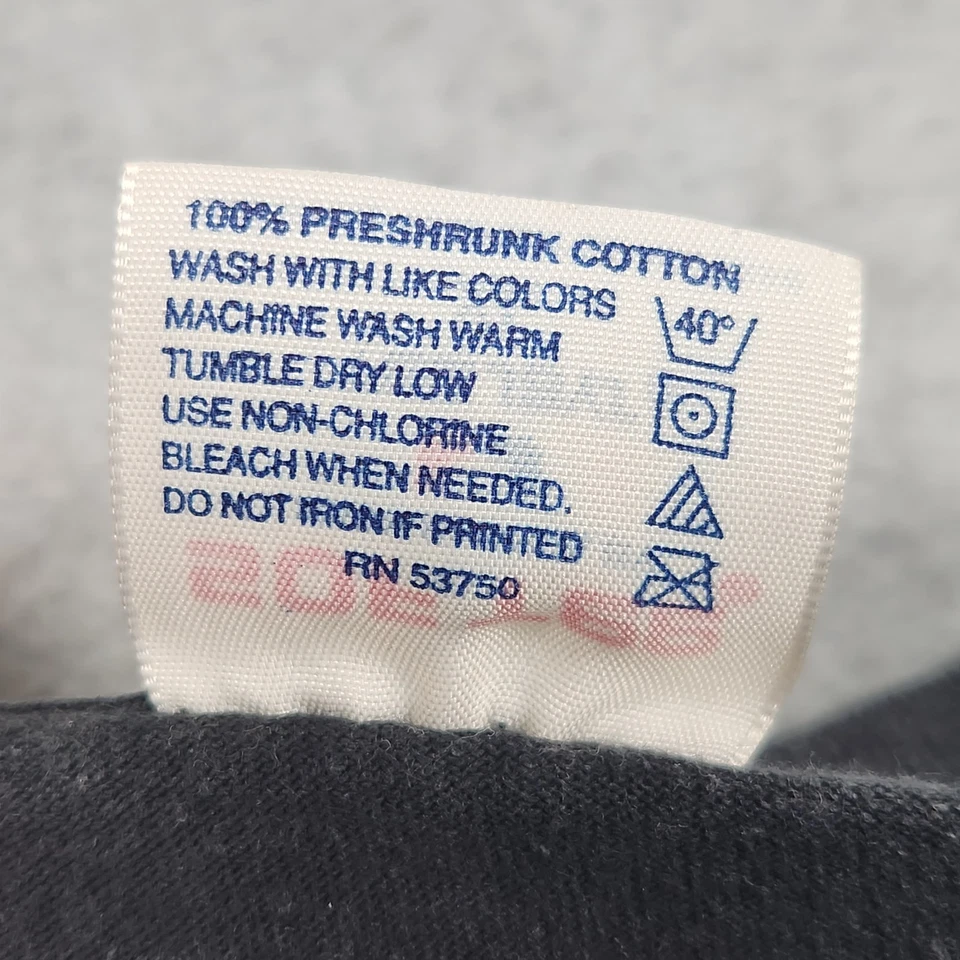 Camisa Vintage Negra Moscas XL Negra Patín Calle Chopper Conexiones Pinup Desvanecimiento Años 90 Foto 4 de 4