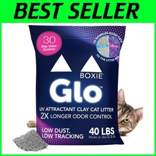 Boxie Glo Clumping Clay 30 Day Odor Control Cat Li
