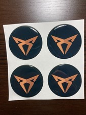 4x Silikon Felgenemblem Aufkleber Nabenkappen Mitte Radkappe Logo