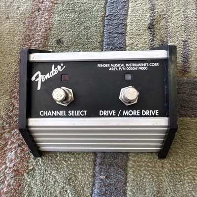 Fender Two-Button Footswitch P/N 0050419000 Channel Select Drive / More Drive