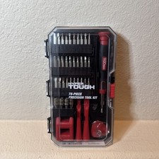 78-Piece HYPER TOUGH Precision Electronics Repair Tool Kit Laptops Smartphones