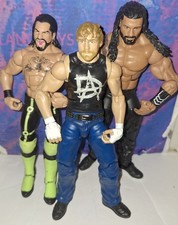 WWE Roman Reigns Seth Rollins & Dean Ambrose Mattel Elite Action Figure Shield