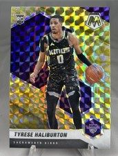 2020-21 Panini Mosaic - Rookie Tyrese Haliburton #204 Reactive Yellow Prizm (RC)