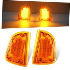 1 Pair 29 LED Amber Front Turn Signal and Parking Corner Lights Assembly 