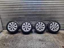RENAULT ZOE ALLOY WHEEL SET OF 4 & TYRES 195/55/R16 6.5J ET44 MK1 ZE40 2012-2019
