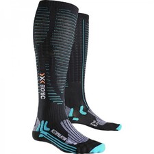X-Bionic Calze EFFEKTOR TREKKING LONG LADY Nero/Turchese 35/38