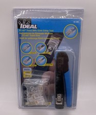 IDEAL FT-45 Feed Thru Modular Plug Crimper + 10 CAT6 Plugs ~33-495