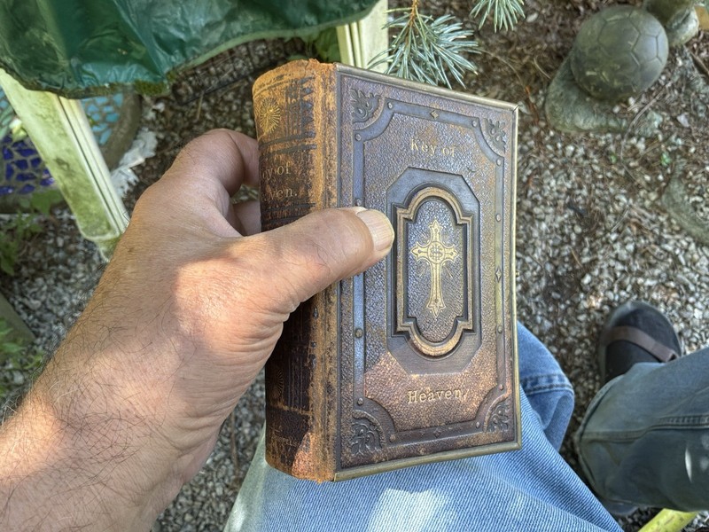 Book Catholic 1877 Key Of Heaven Rare No Reserve