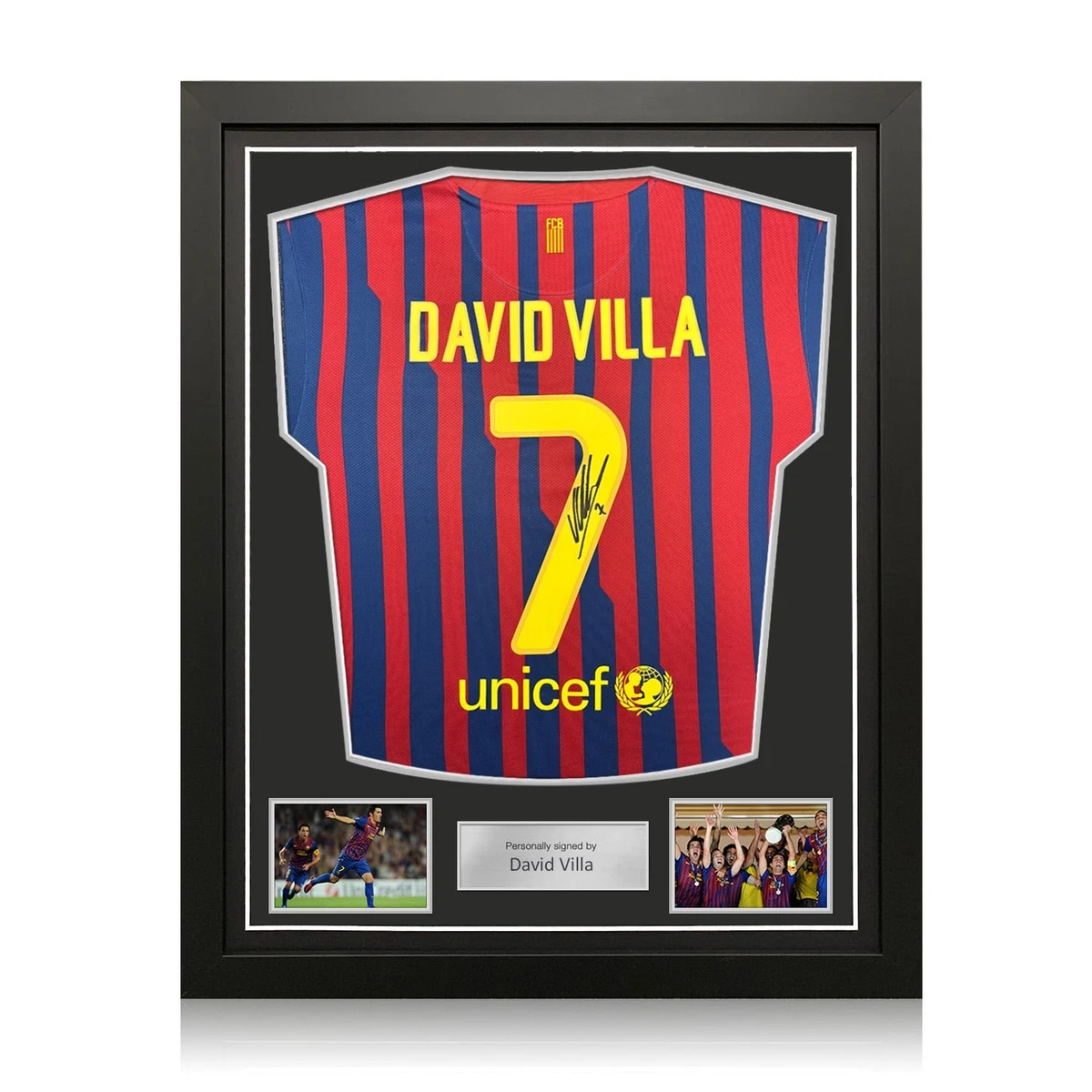David Villa 原始体育亲笔签名的项目| eBay