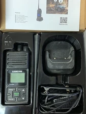 Samcom FPCN30A UHF 400 Handheld Rechargeable 2Way Radio Walkie Talkie Used Works