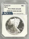 1996 American Silver Eagle $1 PROOF,  in Slab .999 1oz.