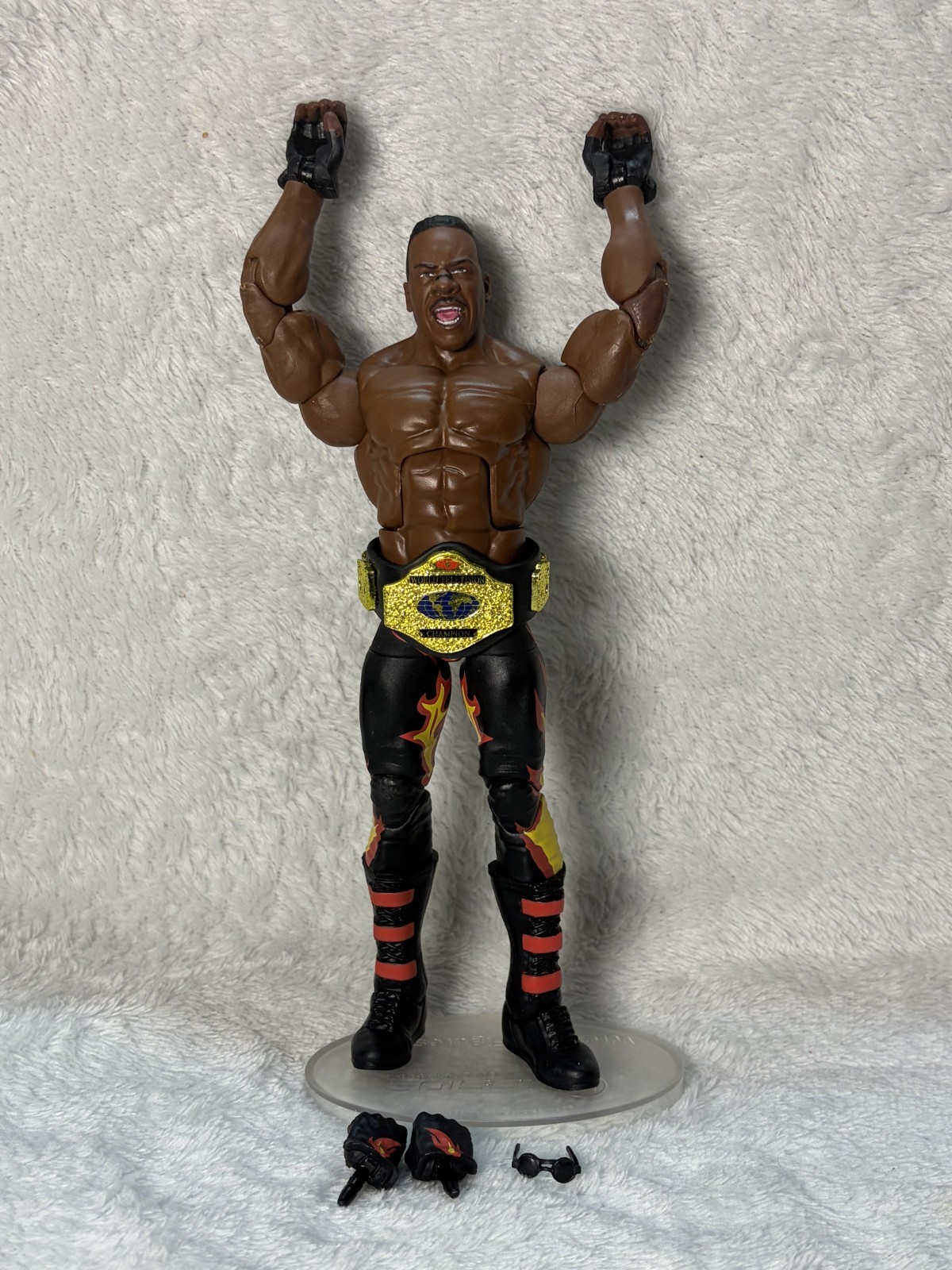 2025 WWE MAttel Elite MNW Series 6 Booker T- loose